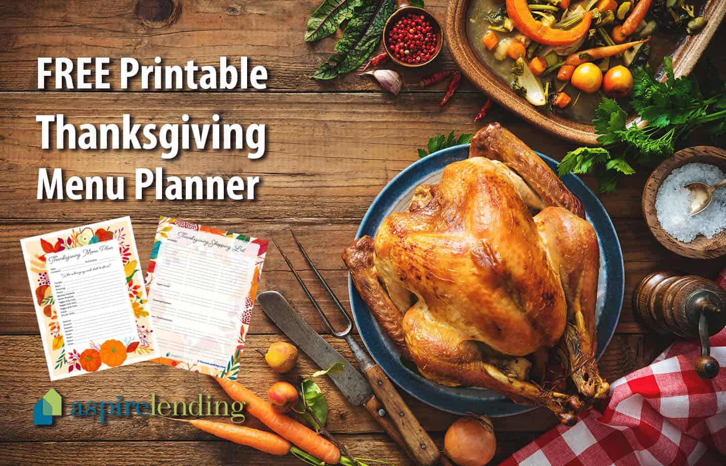 Thanksgiving menu planner