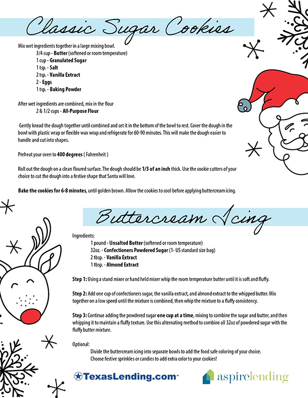 Sugar Cookies for Santa